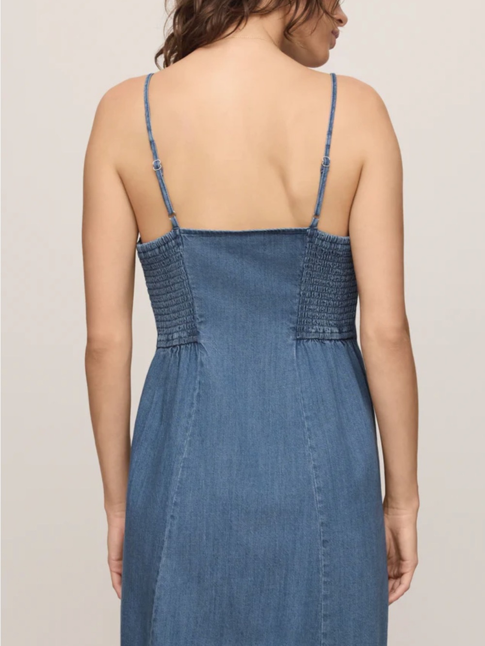 Z Supply Light Blue Denim Mini Dress - Small - Picture 2 of 4